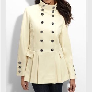 Calvin Klein wool coat.  Winter white wool